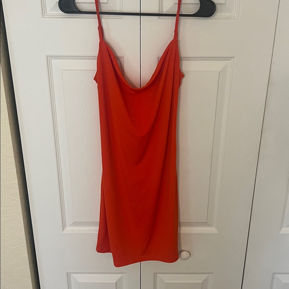 Vibrant Orange Dress